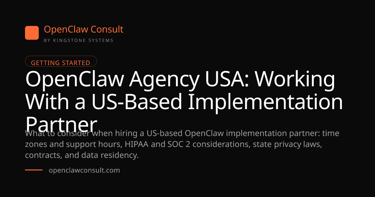 OpenClaw Agency USA: Best US Implementation Partners (2026)