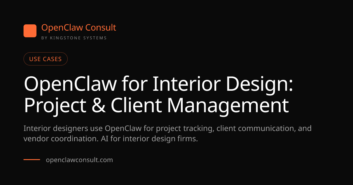 OpenClaw Interior Design: AI for Designers (2026)