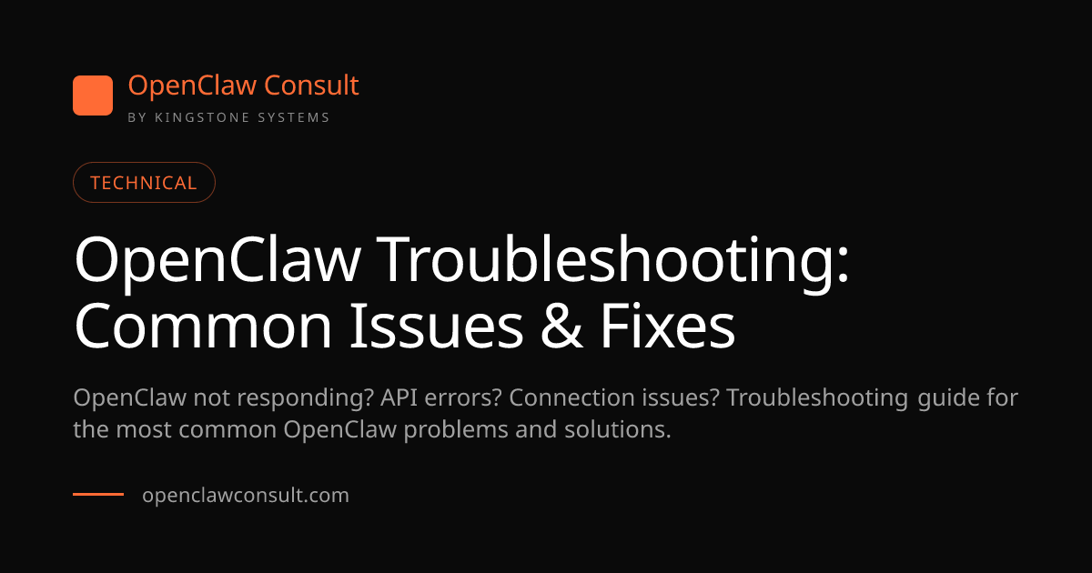OpenClaw Troubleshooting: Fix Common Issues (2026)